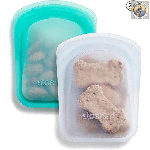 Stasher Reusable Silicone Storage Bags (2-Pack)