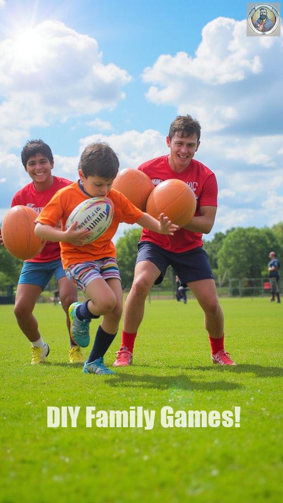 rugby fun and teamwork