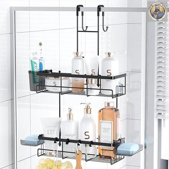 Aitatty Over-the-Door Rustproof Shower Caddy