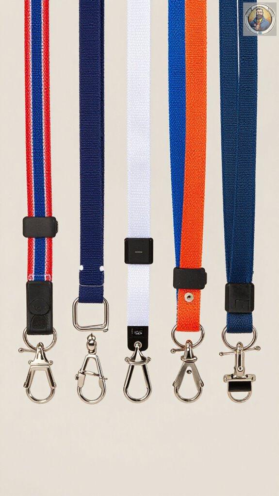 safe adjustable bright lanyards