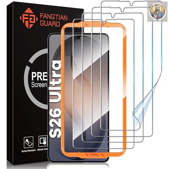 FANGTIAN 4-Pack Samsung Galaxy S26 Ultra Screen Protector