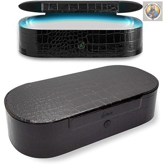 Sonix UV+O3 Sanitizer & Universal Charger (Black Croc)