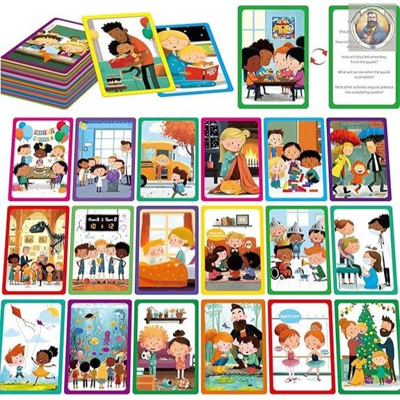 80 Scene Conversation Cards for Social Skills Development