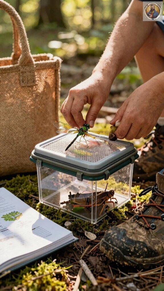 secure airtight bug containers