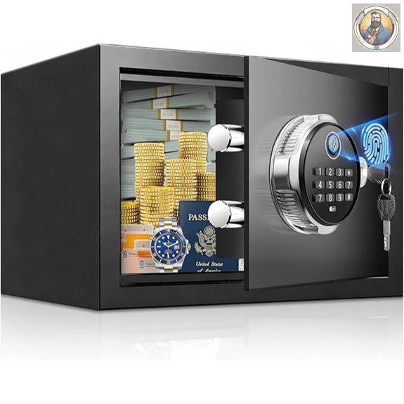 Mini Biometric Home Safe with Dual Alerts