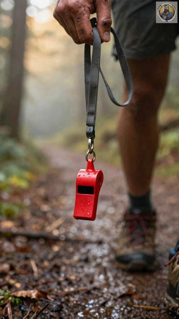 secure reliable whistle lanyard