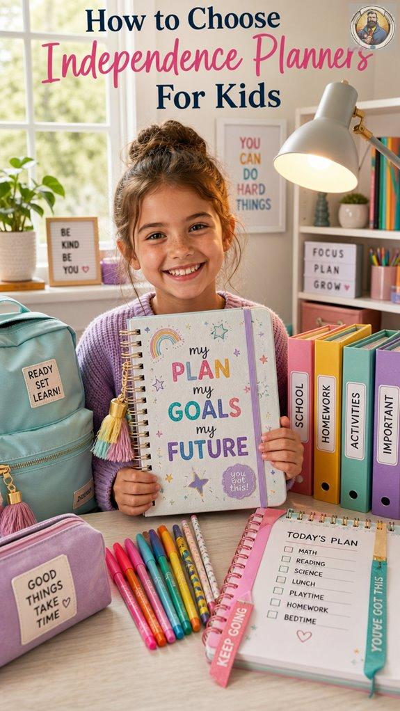 selecting children s independence planners