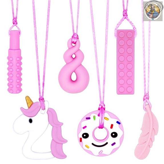 Chew Necklaces for Sensory Kids & Adults