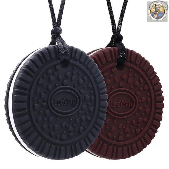 Silicone Chew Necklaces for Sensory Kids (2 Pack)