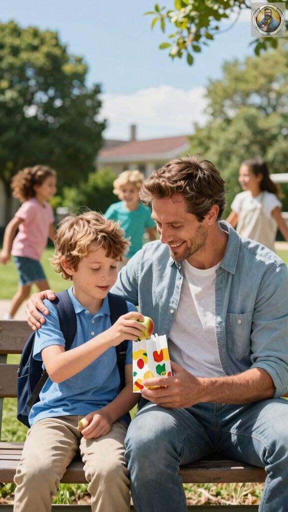 sharing snacks builds social confidence