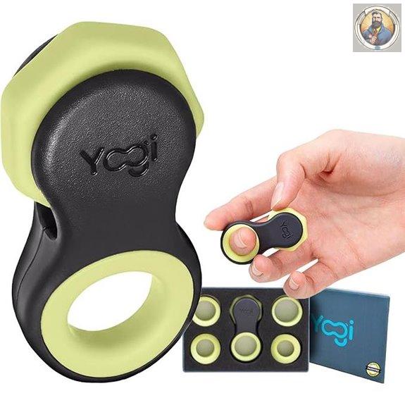 Yogi Fidget Toy with Silicone Finger Rings