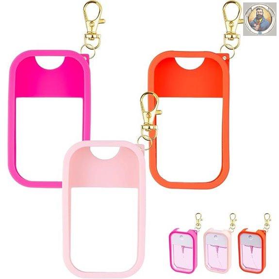 Terpink Silicone Case with Keychain for Hand Sanitizer