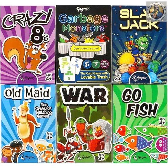 Regal Kids Card Games - 6 Classic Family Games