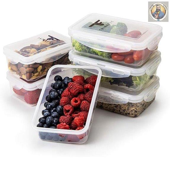 ThinkFit BPA-Free Meal Prep Containers (6 Pack)