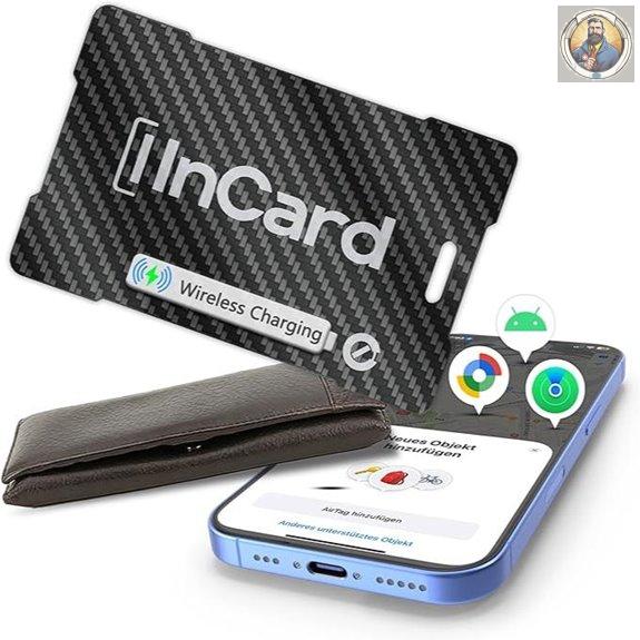 Ultra-Thin Air Tag Wallet Tracker with Bluetooth GPS