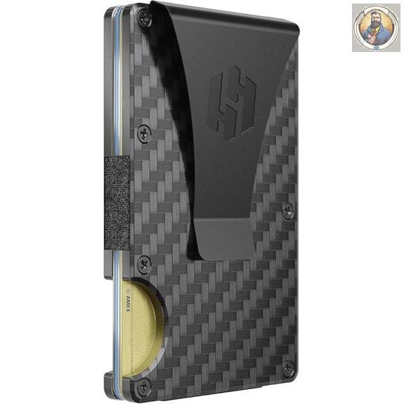 Hayvenhurst Slim RFID Metal Wallet with Money Clip