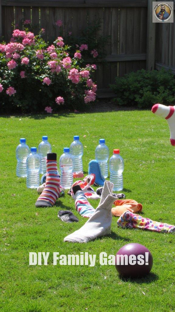 sock ball bowling fun