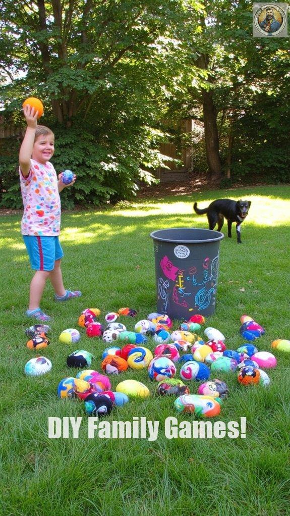 sock ball toss challenge