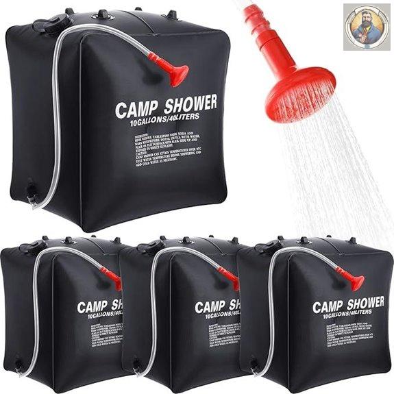 Retisee 40L Solar Camping Shower with Hot Water