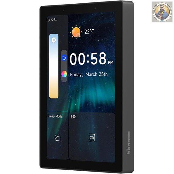 SONOFF NSPanel Pro 120 Smart Home Control Panel (Black)