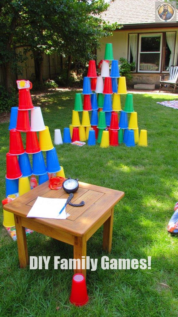 stacking cups for fun
