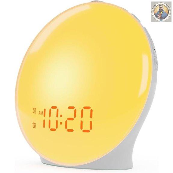 Wake Up Light Alarm Clock with Sunrise Sounds