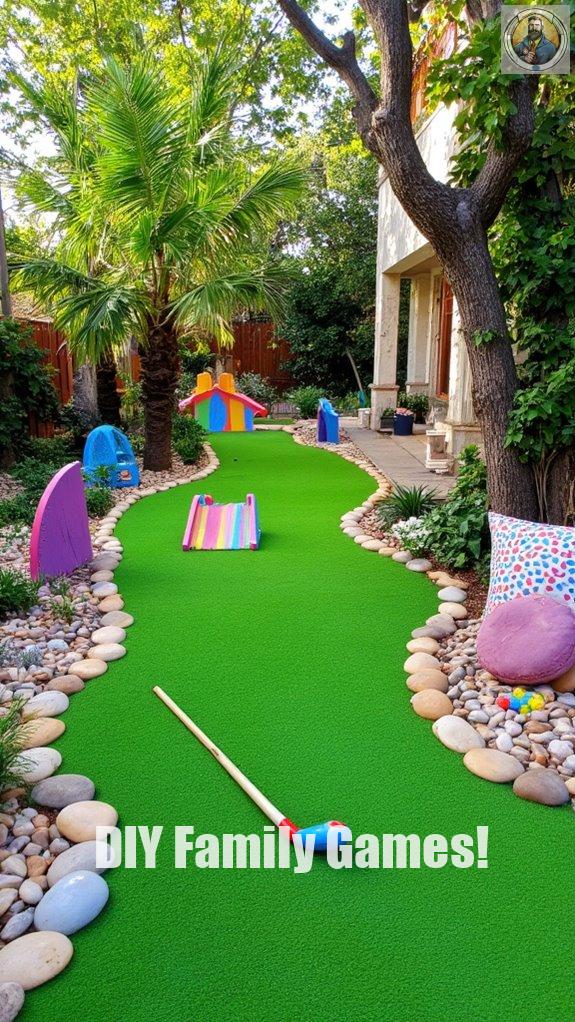 sustainable materials for mini golf