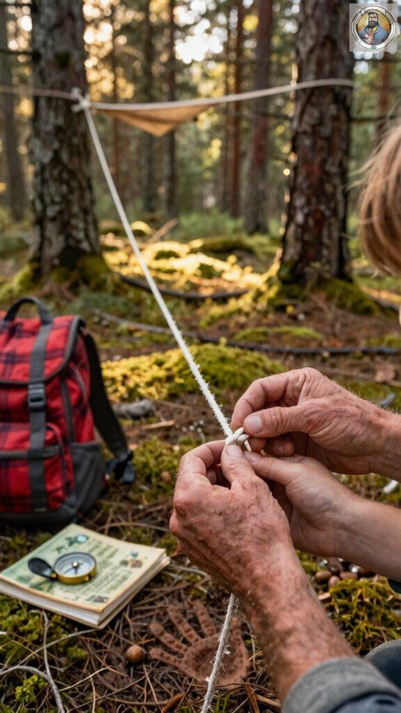teach kids essential camping knots