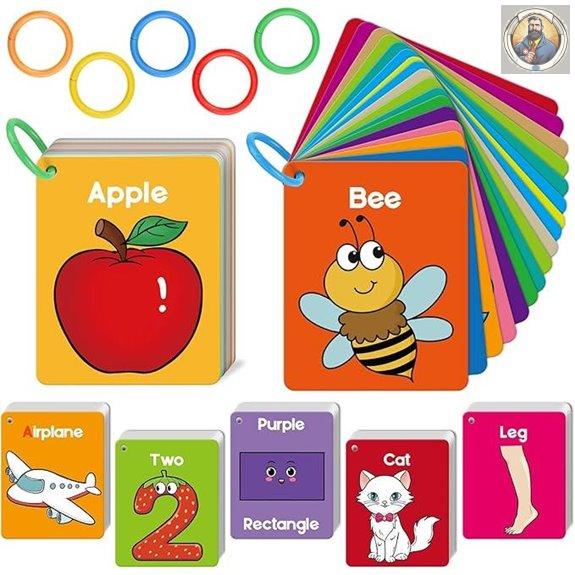toddler educational flash cards