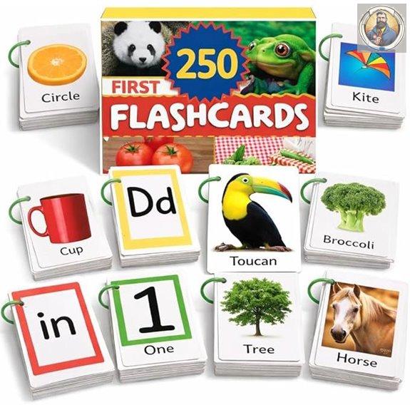 toddler educational flashcards set