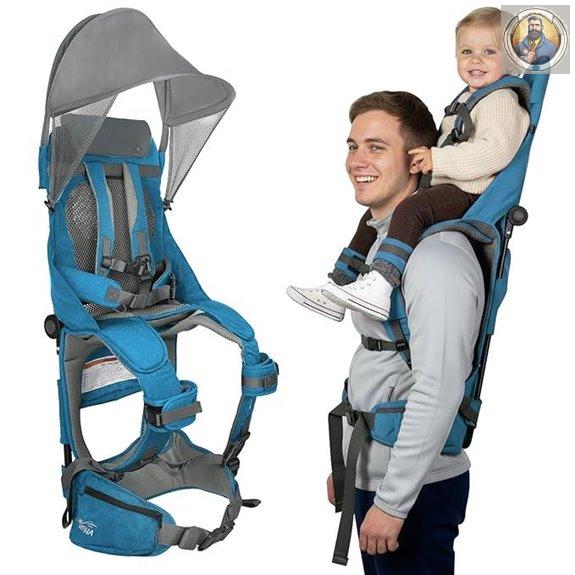 WIPHA Toddler Hiking Backpack with Sun Shade