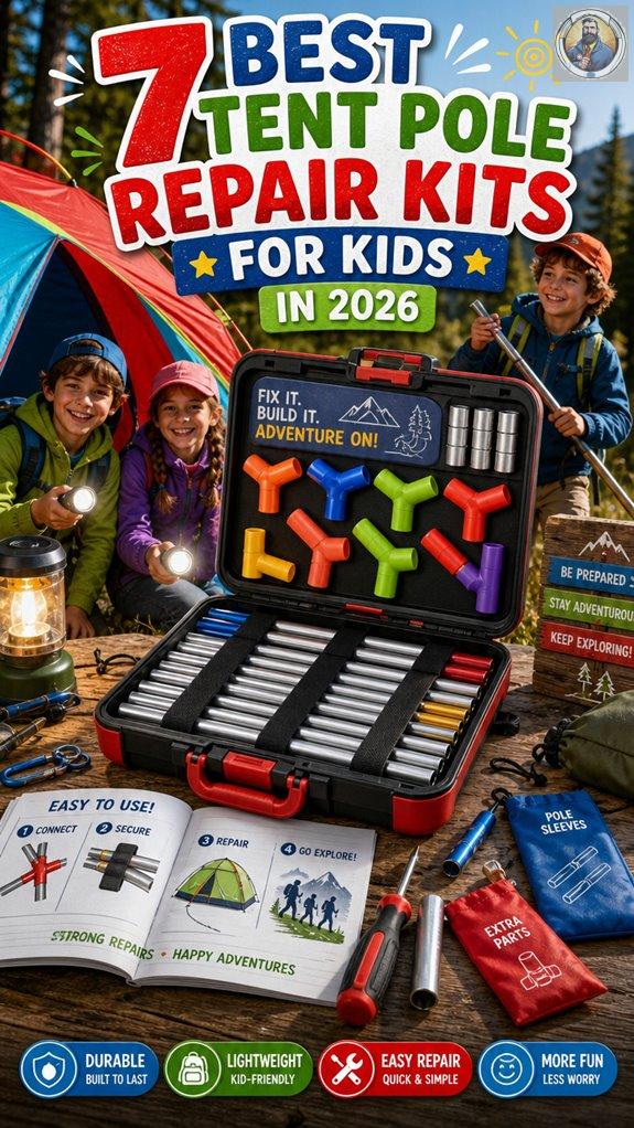 top children s tent pole kits