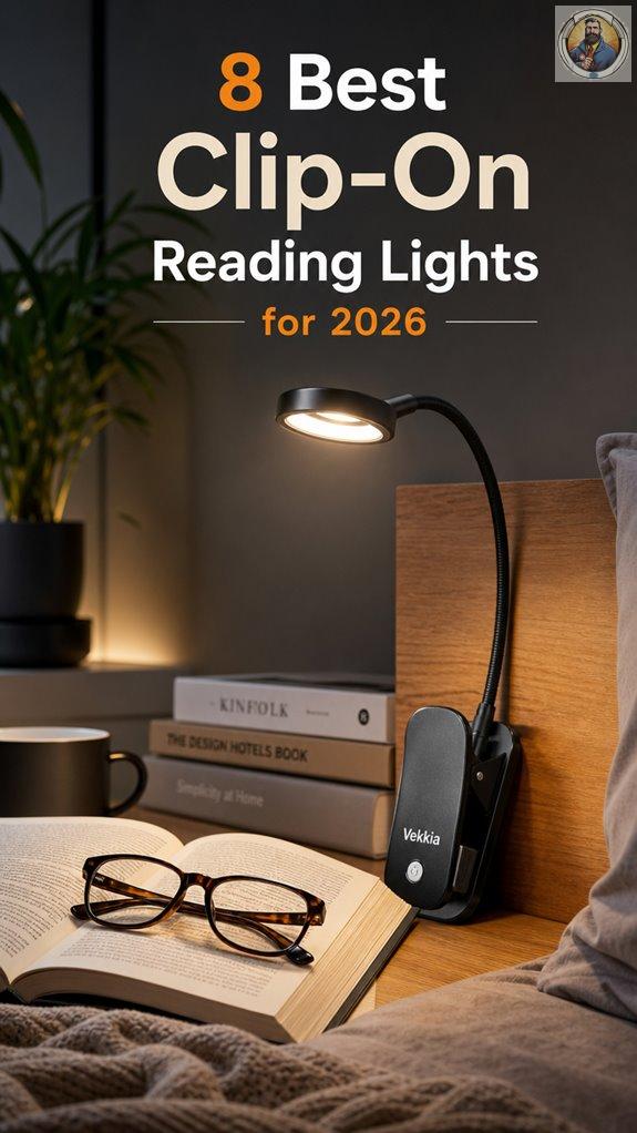 top clip on reading lights