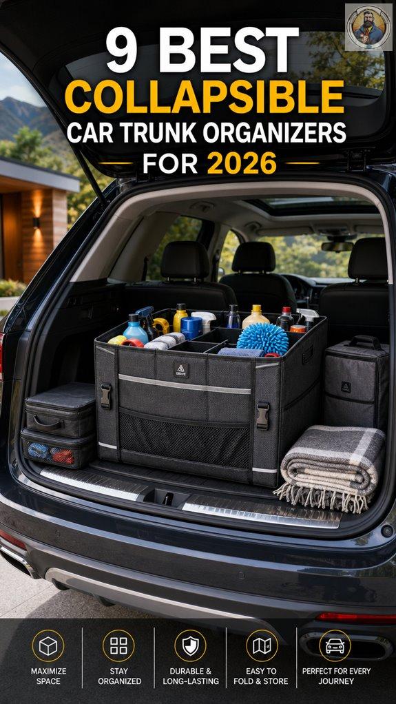top collapsible trunk organizers