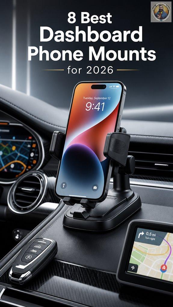 top dashboard phone mounts