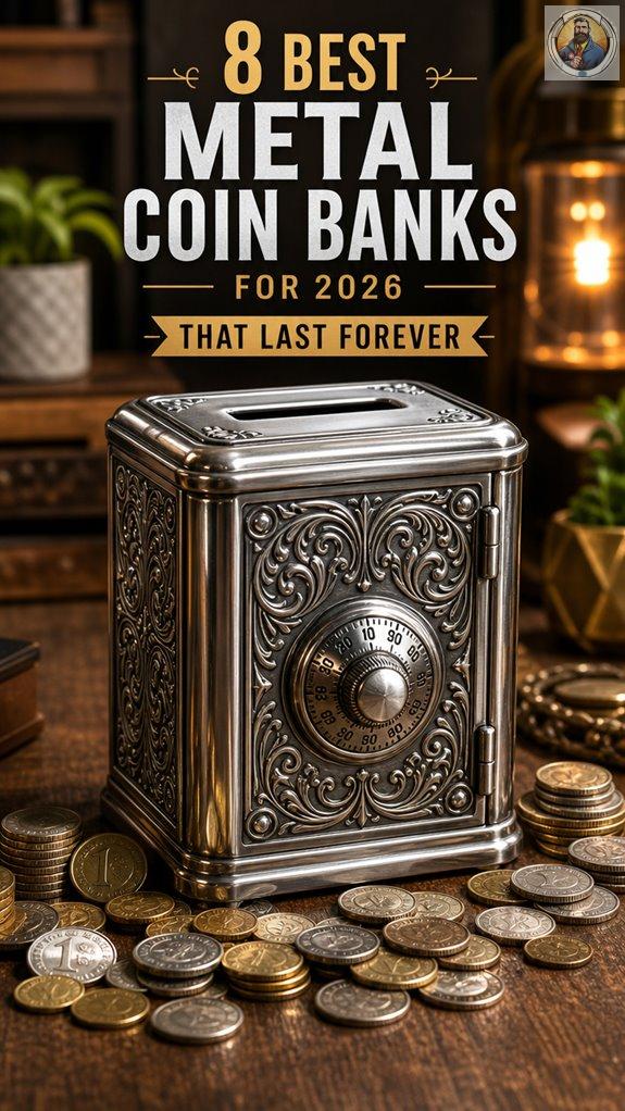 top durable metal coin banks
