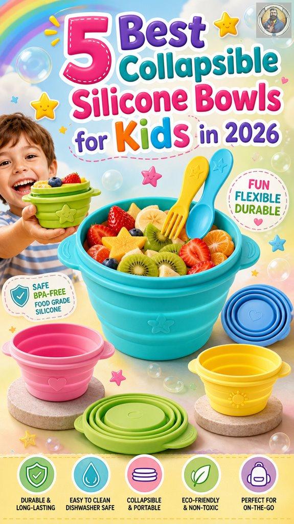 top kids collapsible bowls
