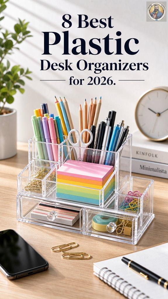 top plastic desk organizers