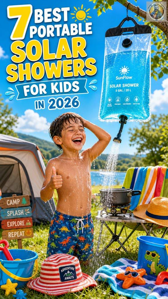 top portable solar showers