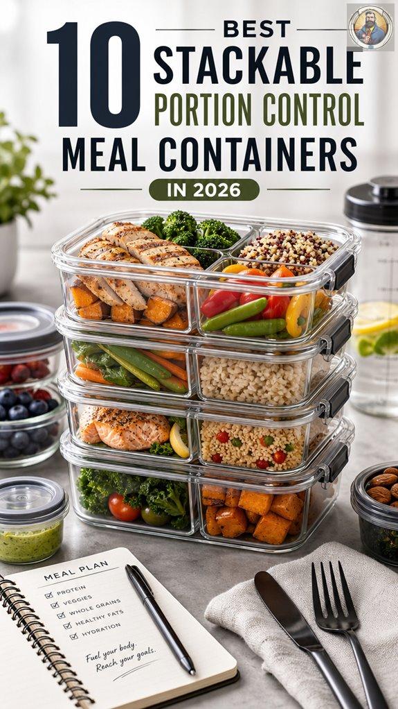top stackable meal containers