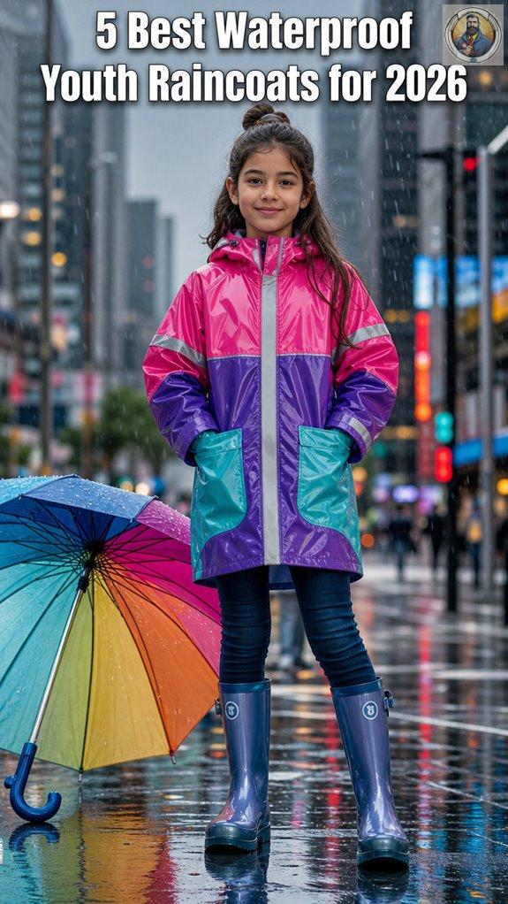 top youth waterproof raincoats