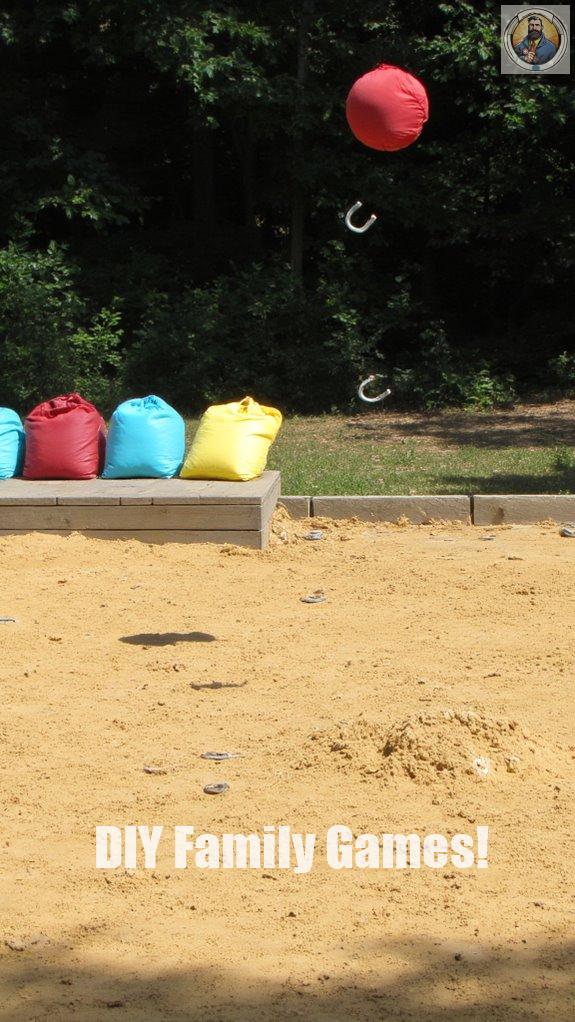 tossing metal shoes competitively