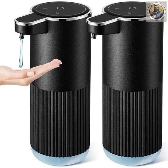RYTOXILO Touchless Soap Dispenser 2-Pack Wall Mount