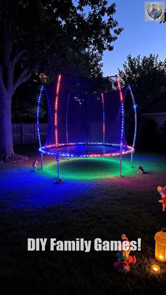 trampoline lighting options available