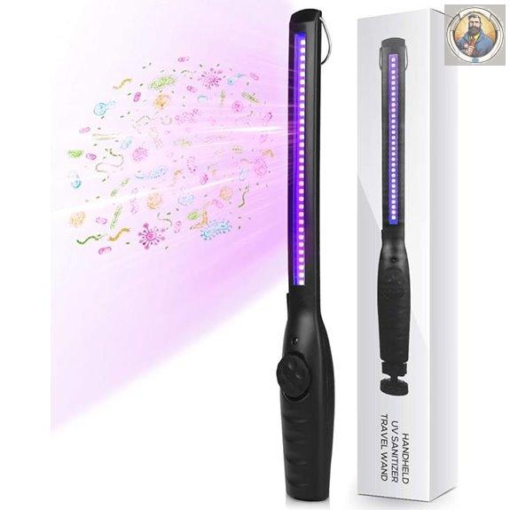 Portable UV Light Sanitizer Wand for Travel and Home