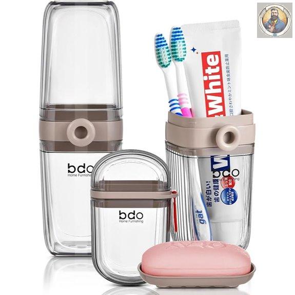 VITVITI Travel Toothbrush & Toothpaste Case