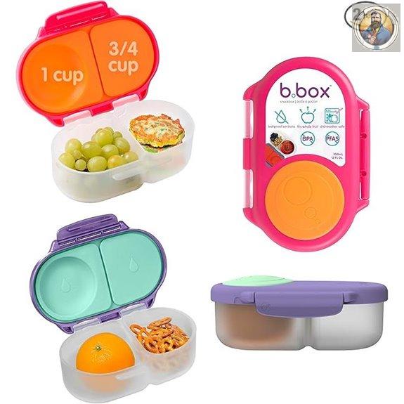 b.box 2-Pack Snack Boxes for Kids