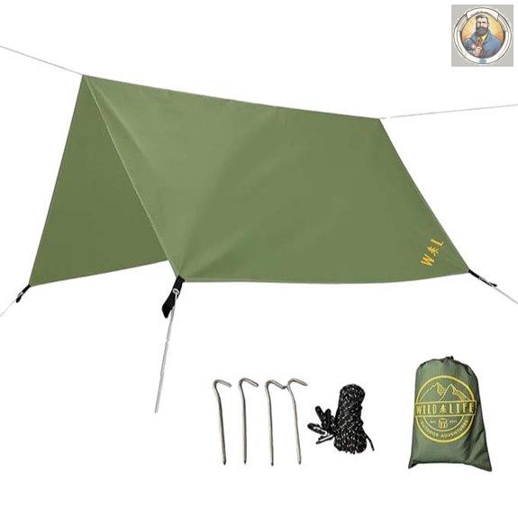 Take Cover Ultralight Rain Fly for Scouts and Kids