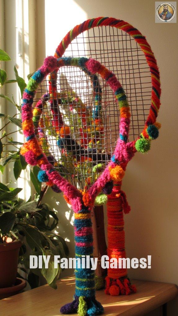 upcycle rackets into art