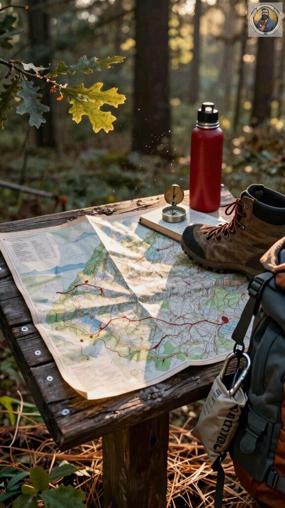 use maps in challenging conditions